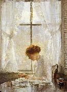 Joseph Decamp The Seamstress Germany oil painting artist